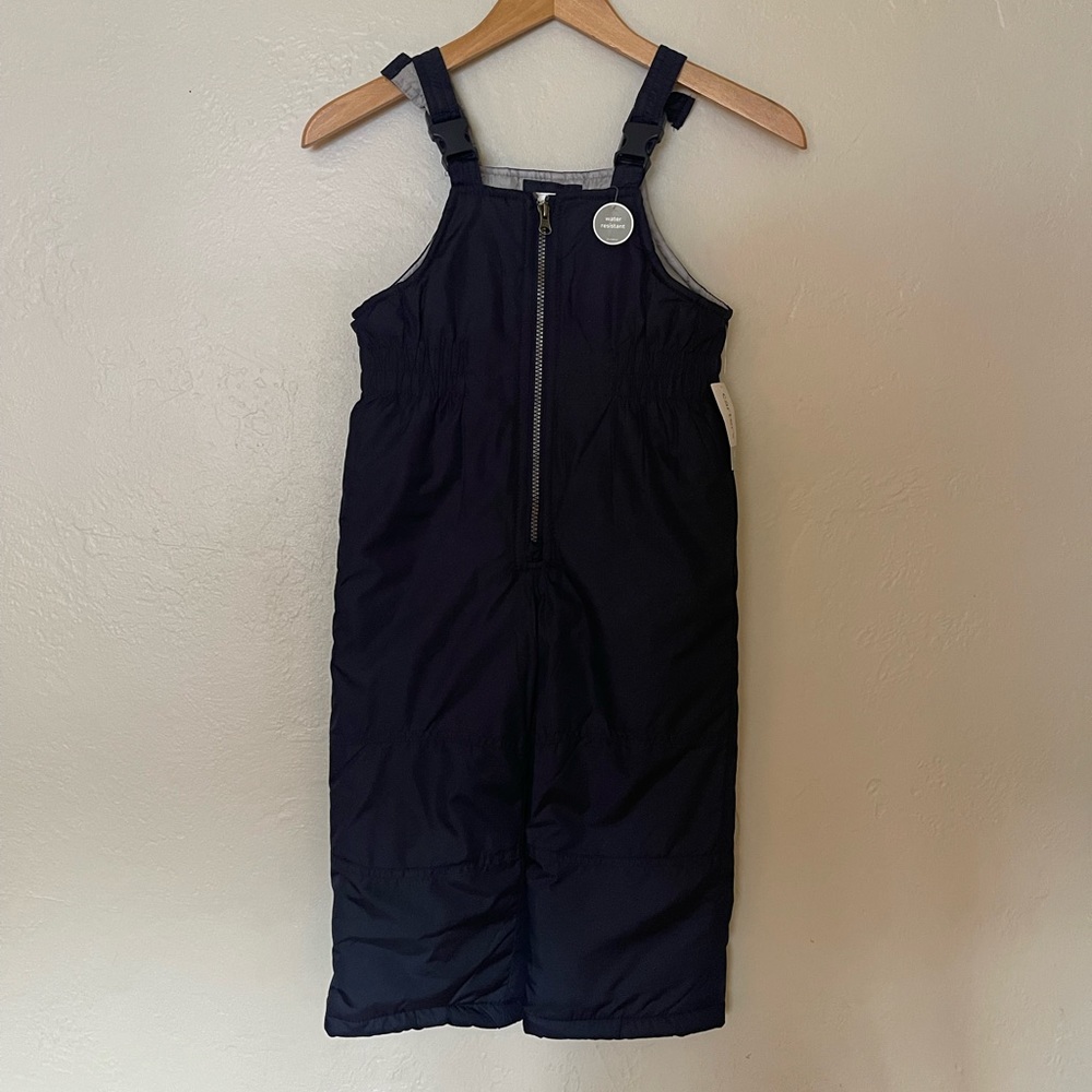 Carter’s  NWT Bib Style Overalls Snow Suit Navy Blue Size 4T